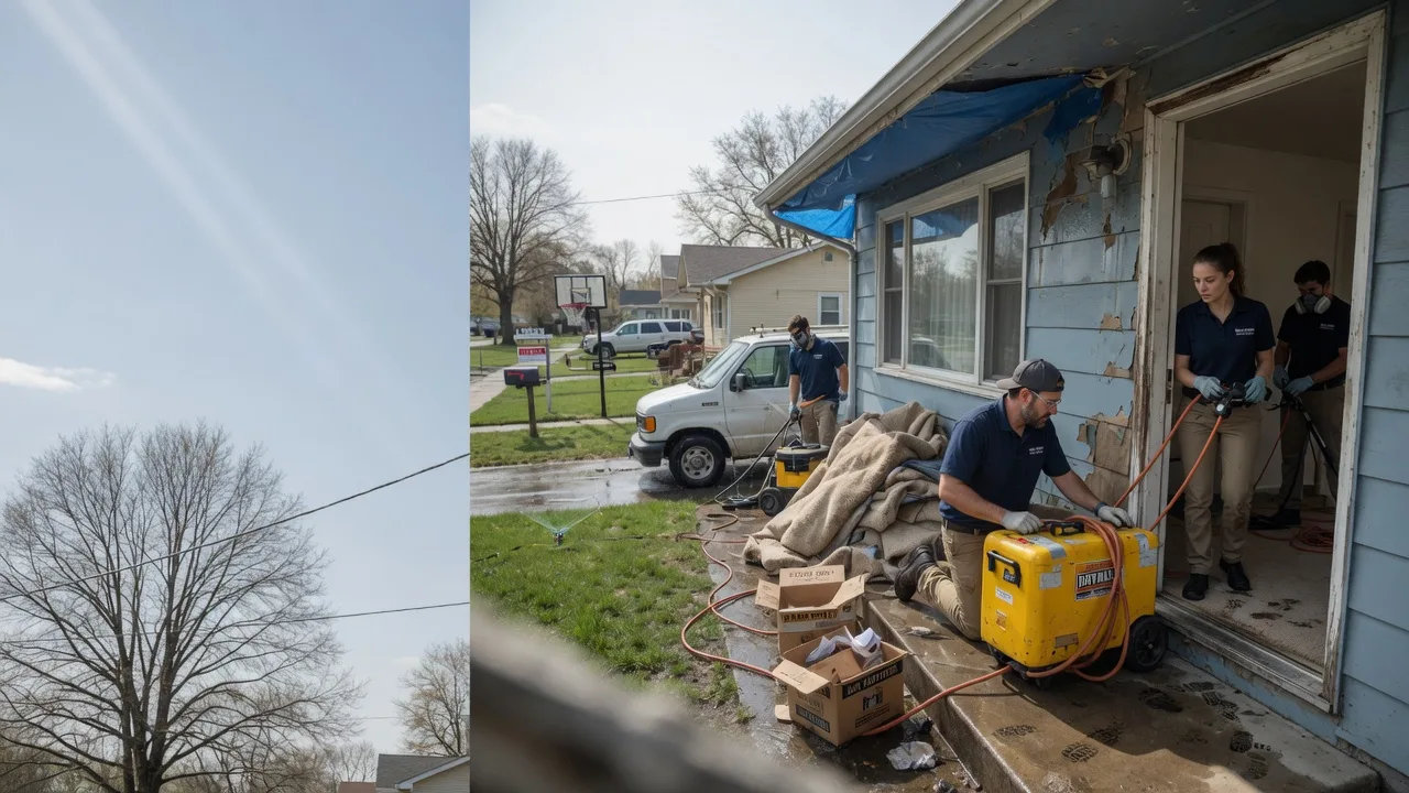 Basement Flood Cleanup in Anthony, KS near me